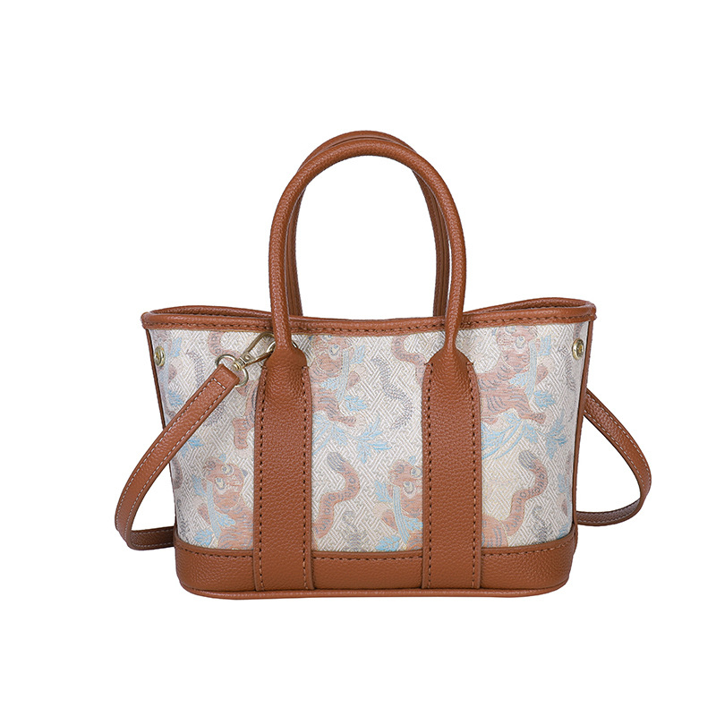 Nova torba u kineskom stilu od PU s DIY kompletom Song Brocade, za ramenu ili crossbody za žene, ručno izrađena, moderna torba