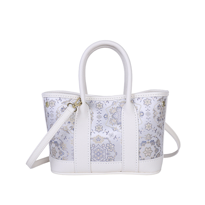 Nova torba u kineskom stilu od PU s DIY kompletom Song Brocade, za ramenu ili crossbody za žene, ručno izrađena, moderna torba