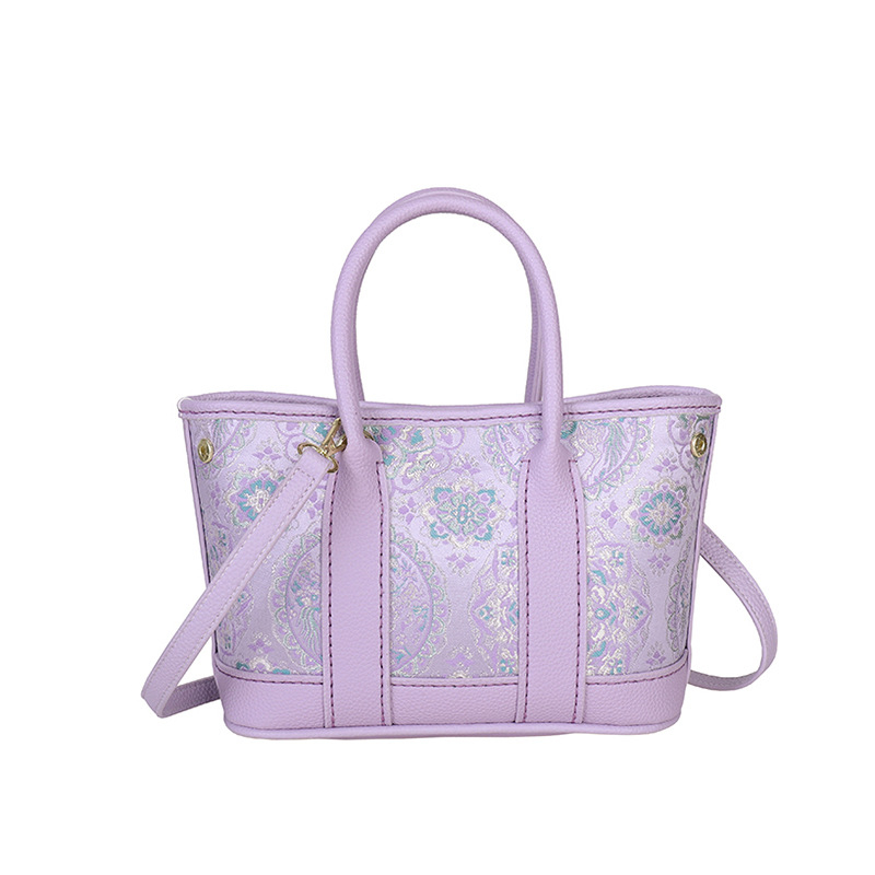 Nova torba u kineskom stilu od PU s DIY kompletom Song Brocade, za ramenu ili crossbody za žene, ručno izrađena, moderna torba