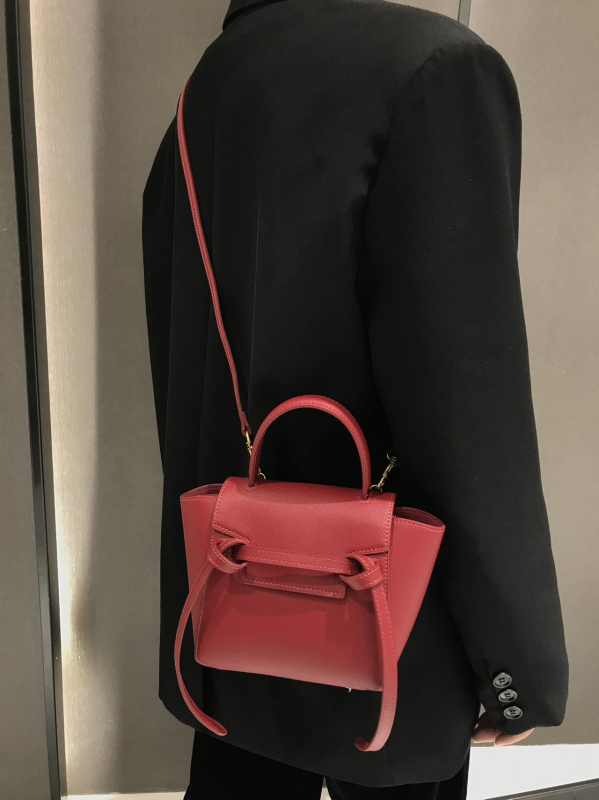 Ženska crossbody torba velike kapacitete, oblik krila, otisak dlana i soma, kožna torba za svakodnevnu upotrebu