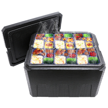 Cutie alimentară izolată EPP pentru takeout și catering în aer liber