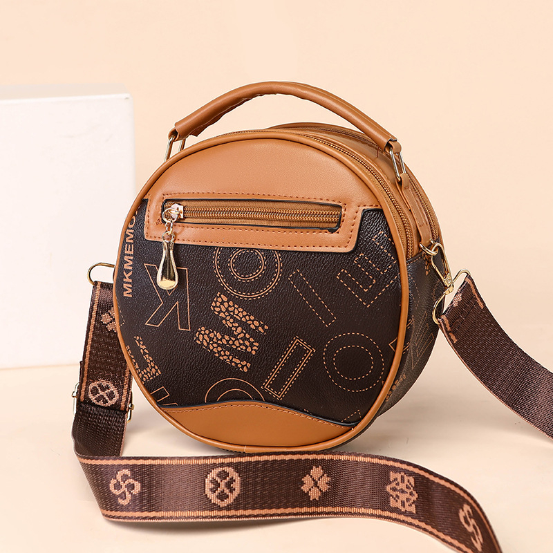 Mini okrugla torbica u korejskom stilu, PVC, bucket bag, ženska torba za ljeto 2026