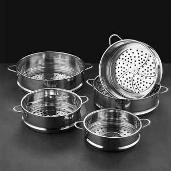 Grilaj de aburi din oțel inoxidabil 304 pentru uz casnic; potrivit pentru oală de lapte, oală de supă, aburitor și wok; diametru 16–32 cm.
