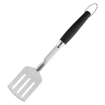 Set de unelte pentru grătar din oțel inoxidabil, 3 piese: furculiță pentru grătar, clește pentru grătar și spatulă pentru grătar