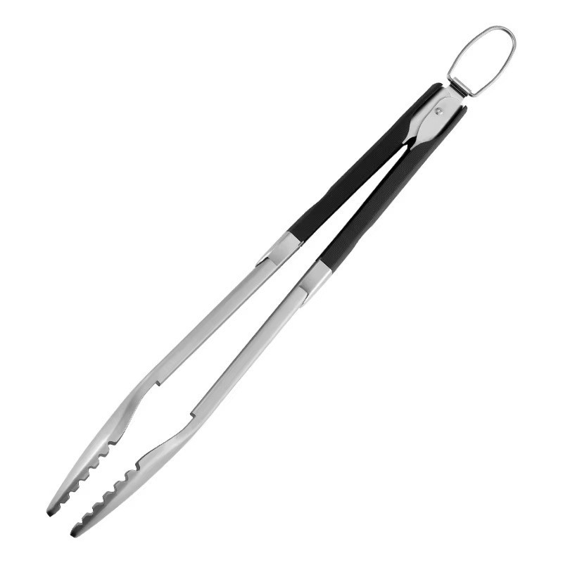 Set de unelte pentru grătar din oțel inoxidabil, 3 piese: furculiță pentru grătar, clește pentru grătar și spatulă pentru grătar