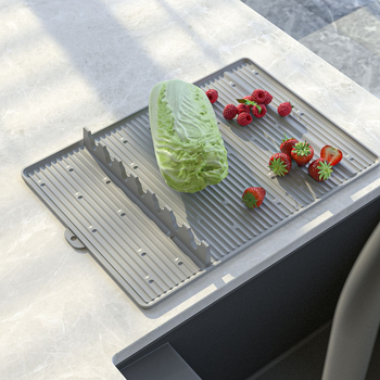 Padă din silicon pentru cadrul lateral al grilului Blackstone – protecție multifuncțională a cuptorului și covoraș pentru picurarea uleiului, covoraș pentru uneltele de cuptor
