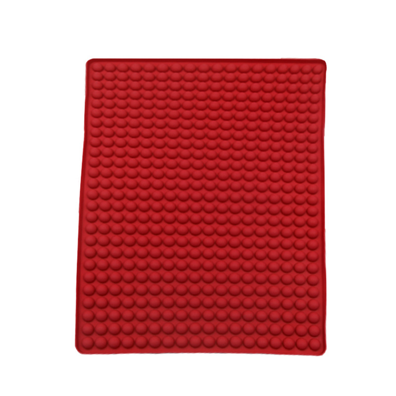 Tavă din silicon cu 468 găuri pentru scurgerea uleiului, placă de gătit pentru cuptor/grill și formă pentru biscuiți