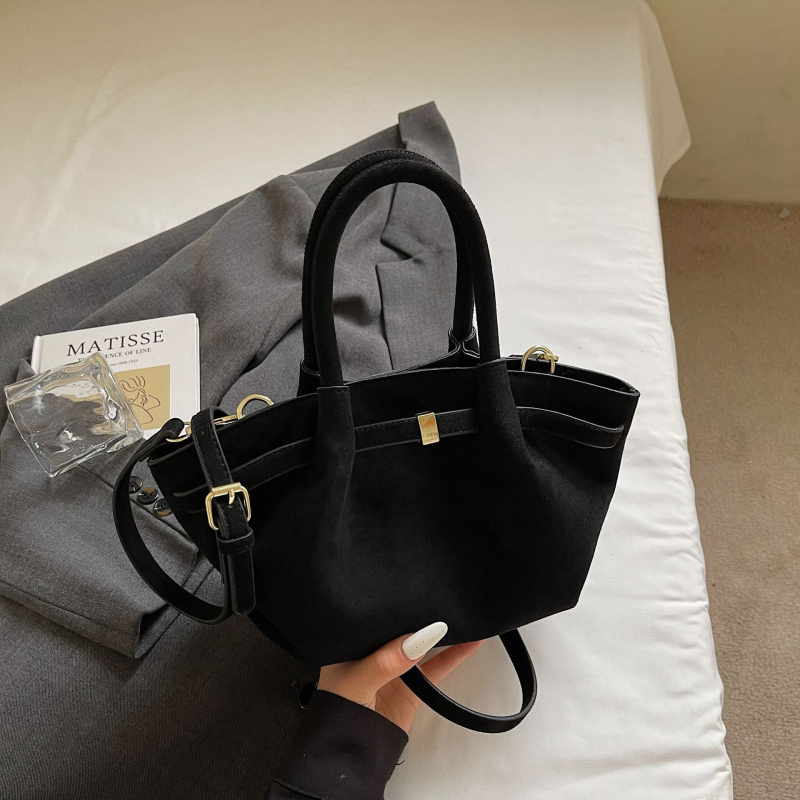 Retro torbica Demellier Wing Bag, suede bucket torbica, vrhunska tekstura, jednostavna crossbody za svakodnevnu upotrebu