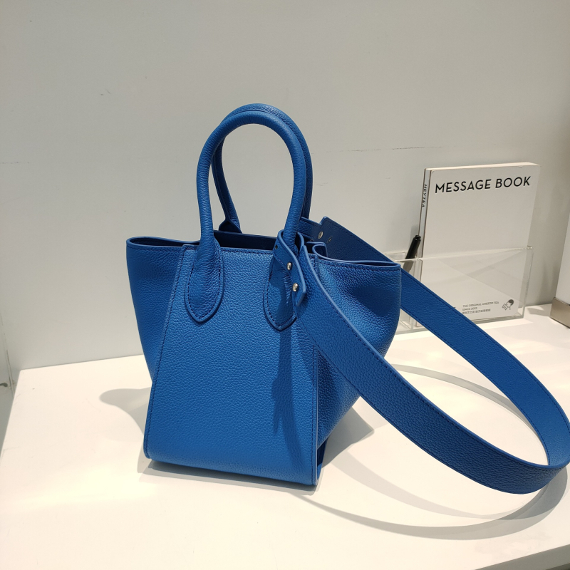 Ženska torbica od kože najvišeg sloja, ručna i crossbody torba, dizajn s krilima, Dumpling Bag od prave kože
