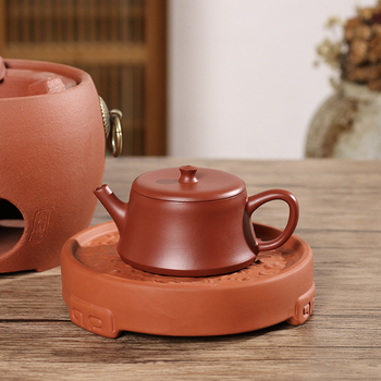 Covoraș pentru ceainic și bază pentru sobă cu cărbune, din argilă purpurie, ceramică antic, stil chinezesc nou