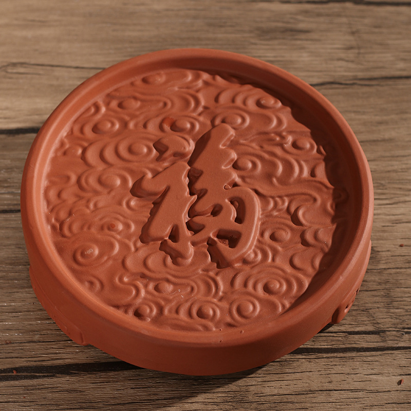 Covoraș pentru ceainic și bază pentru sobă cu cărbune, din argilă purpurie, ceramică antic, stil chinezesc nou