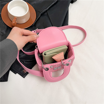 Mala ženska torbica s plisiranim dizajnom, preko ramena ili crossbody