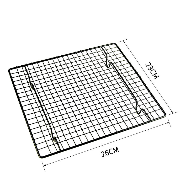 Raft de răcire antiaderent pentru prăjituri, plasă pentru pâine și biscuiți, pentru coacere, utilizare casnică, diverse dimensiuni, raft de răcire pentru cuptor și grătar