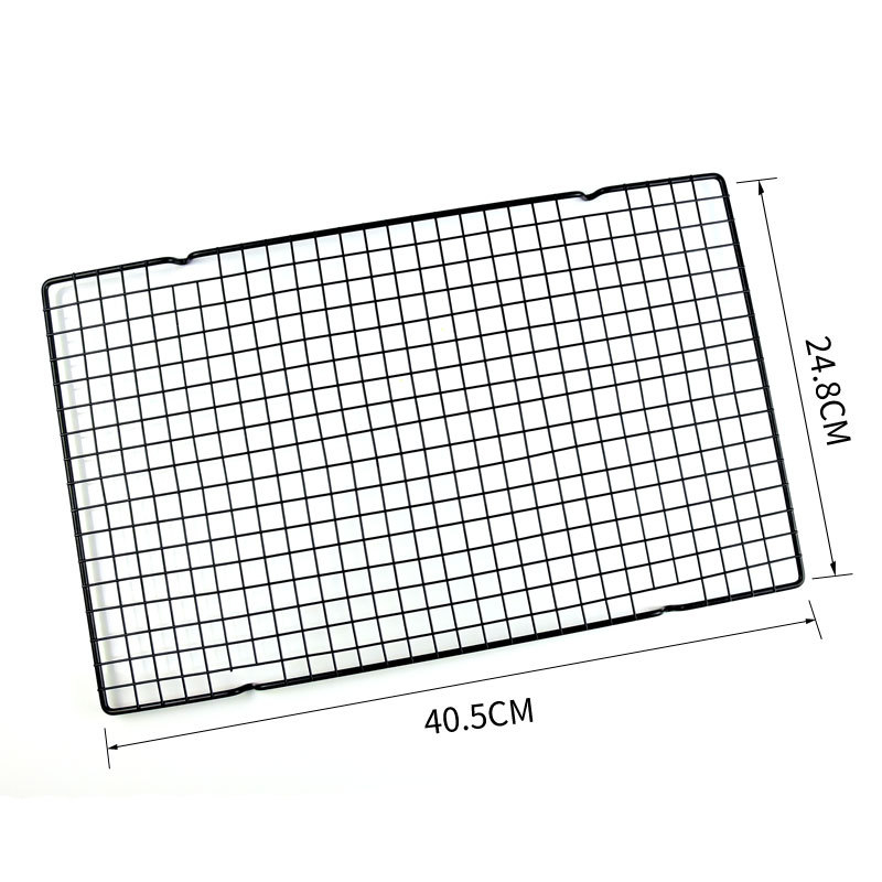 Raft de răcire antiaderent pentru prăjituri, plasă pentru pâine și biscuiți, pentru coacere, utilizare casnică, diverse dimensiuni, raft de răcire pentru cuptor și grătar