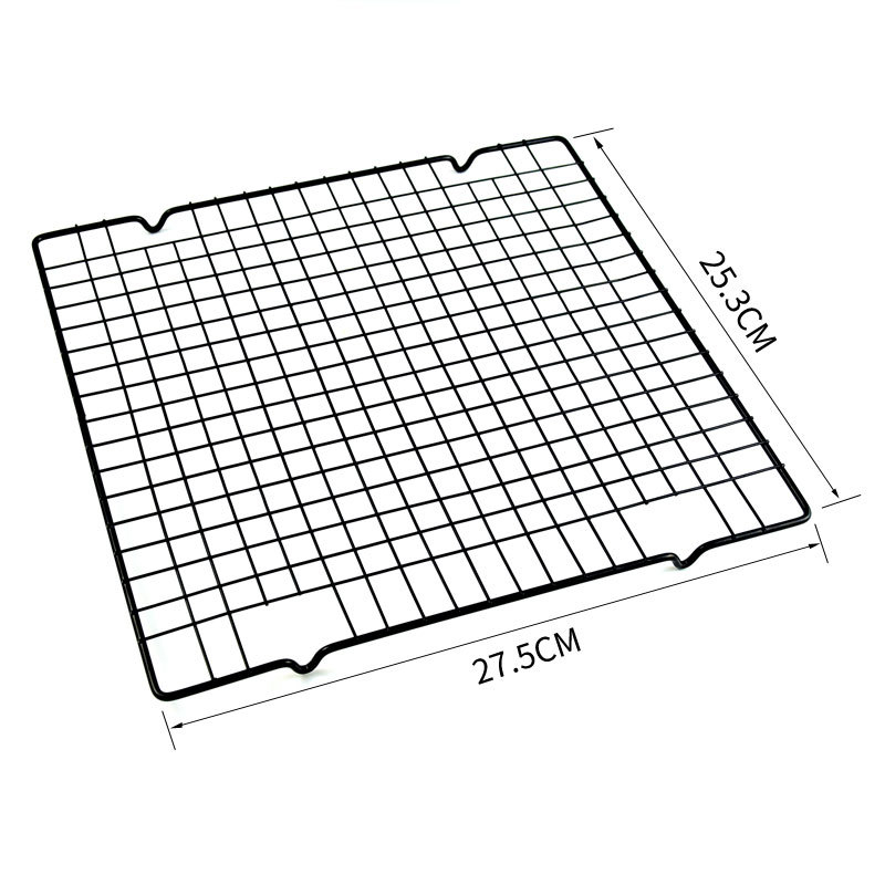Raft de răcire antiaderent pentru prăjituri, plasă pentru pâine și biscuiți, pentru coacere, utilizare casnică, diverse dimensiuni, raft de răcire pentru cuptor și grătar