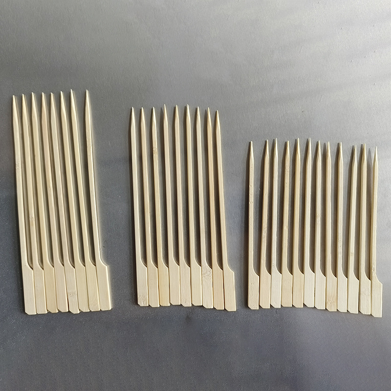 Bețe de bambus pentru fructe și gustări, fructe caramelizate pe bețe, stil odén, de unică folosință, 9–20 cm, 100 bucăți în pachet