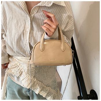 Proljetna 2025 Boston PU kožna torbica za žene, casual retro crossbody
