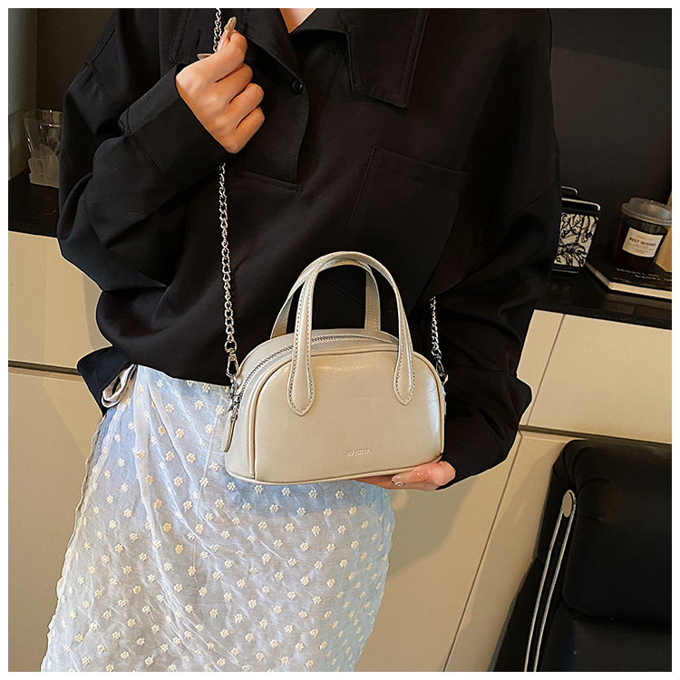 Proljetna 2025 Boston PU kožna torbica za žene, casual retro crossbody