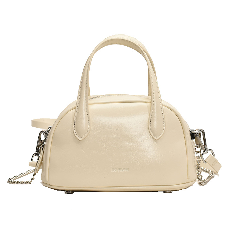 Proljetna 2025 Boston PU kožna torbica za žene, casual retro crossbody