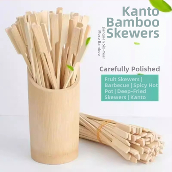 Špíky z bambusu pre cukrované ovocie a odén, jednorázové mini grilovacie špízy, ovocné grilovacie špízy