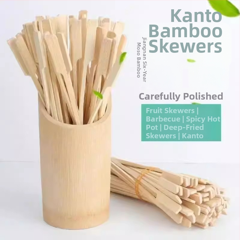Špíky z bambusu pre cukrované ovocie a odén, jednorázové mini grilovacie špízy, ovocné grilovacie špízy