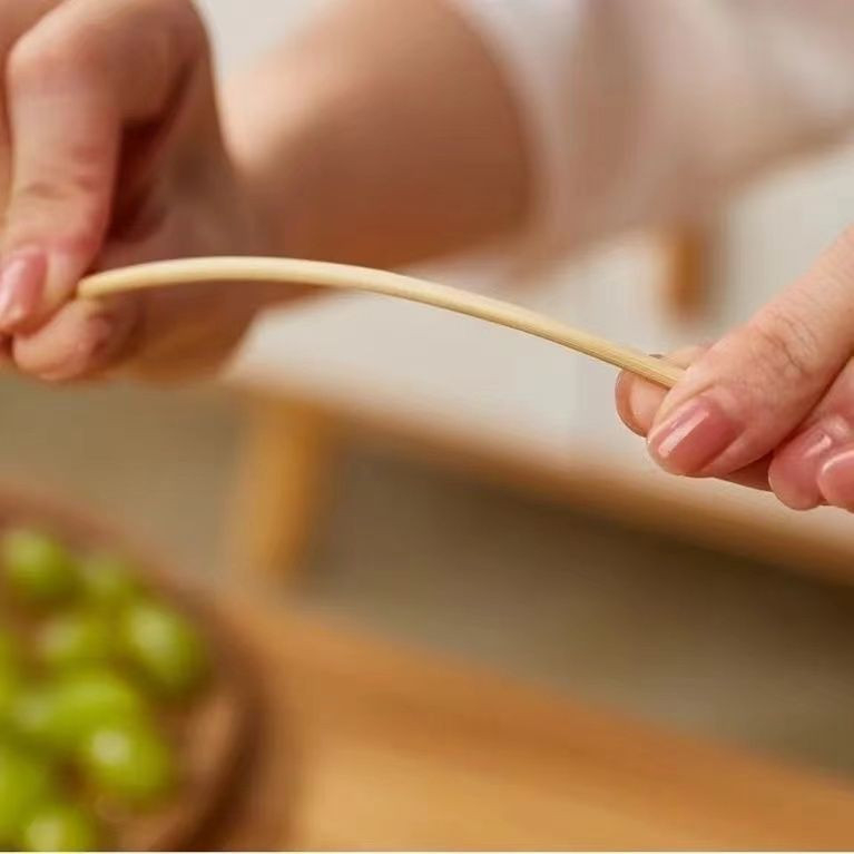 Bețe de bambus pentru friteuza cu aer – de unică folosință, pentru fructe, bețe pentru clătite cu sos și bețe cu fructe caramelizate