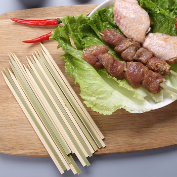 Ploški bambus štapići za japanski yakitori i ugljen grill, jednokratni komercijalni štapići za meso i voće, duljine 15-25 cm