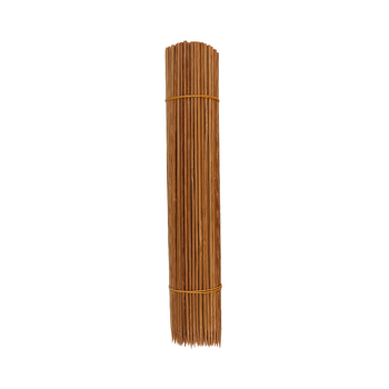 Karbonizirani bambus štapići za jednokratnu upotrebu, izuzetno tvrdi, crne boje, duljine 20–40 cm, promjer 2.0–4.0 mm, za roštilj – janjetina i kobasice