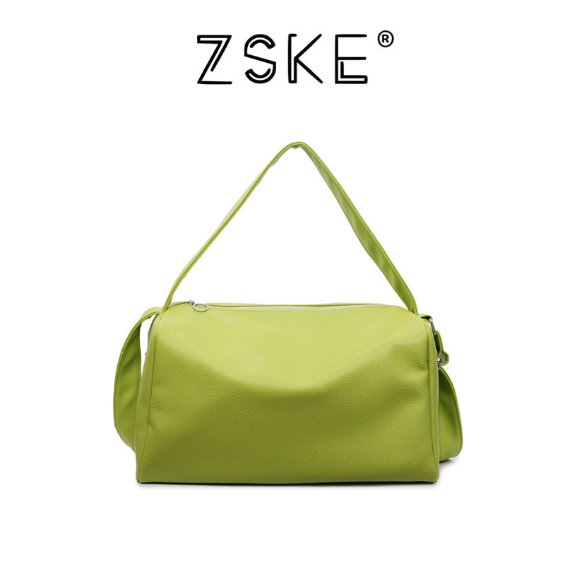 Ženska torbica Boston od mekane kože, velika kapaciteta, za rame, ljeto 2025, crossbody