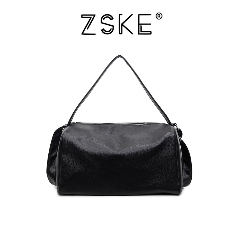 Ženska torbica Boston od mekane kože, velika kapaciteta, za rame, ljeto 2025, crossbody