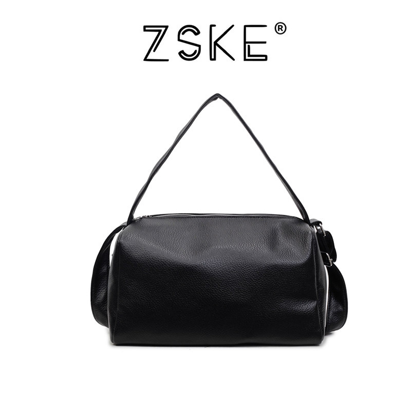 Ženska torbica Boston od mekane kože, velika kapaciteta, za rame, ljeto 2025, crossbody