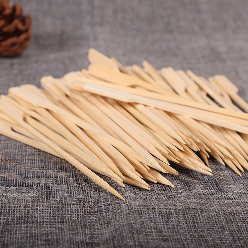 Jednokratni bambus štapići za roštilj i hot pot, duljine 9–30 cm, debljine 3 mm, tiskanje logotipa moguće