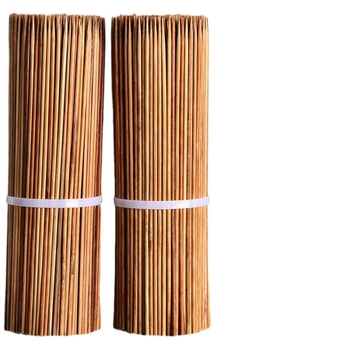 Karbonizirani bambus štapići za roštilj, čvrsti, jednokratni, duljine 20-40 cm, debljina 2-4 mm.