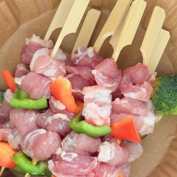 Frigărui din bambus pentru friteuza cu aer, pentru cârnați, carne de vită și miel, frigărui cu fructe caramelizate, oden și barbecue – de unică folosință