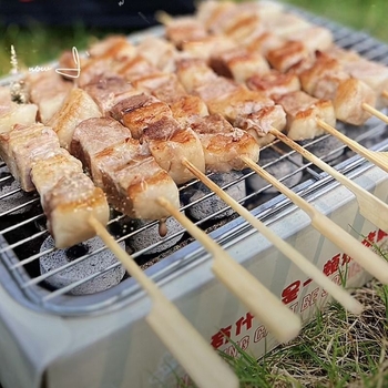 Frigărui din bambus pentru friteuza cu aer, pentru cârnați, carne de vită și miel, frigărui cu fructe caramelizate, oden și barbecue – de unică folosință