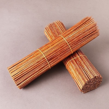 Bețe de bambus carbonizate, de unică folosință, extra dure, pentru fructe caramelizate, frigărui din amidon, grătar, frigărui de pui