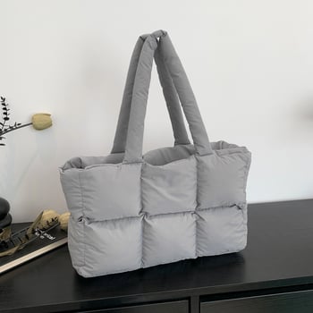 Torbica velike kapacitete od pamuka — torba za rame, kvadratnog oblika