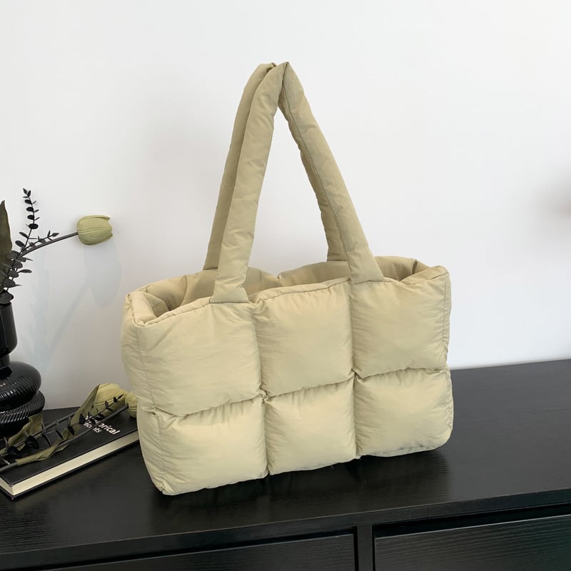 Torbica velike kapacitete od pamuka — torba za rame, kvadratnog oblika