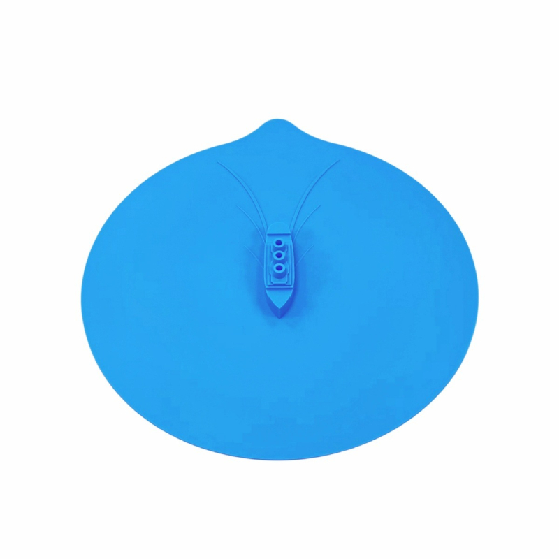 Capac de oală din silicon cu ventilație pentru abur, anti-scurgere, rezistent la temperaturi înalte, silicon de calitate alimentară