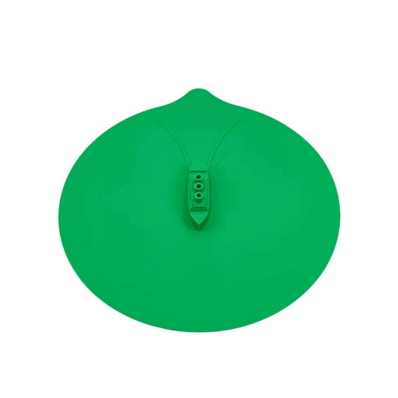 Capac de oală din silicon cu ventilație pentru abur, anti-scurgere, rezistent la temperaturi înalte, silicon de calitate alimentară