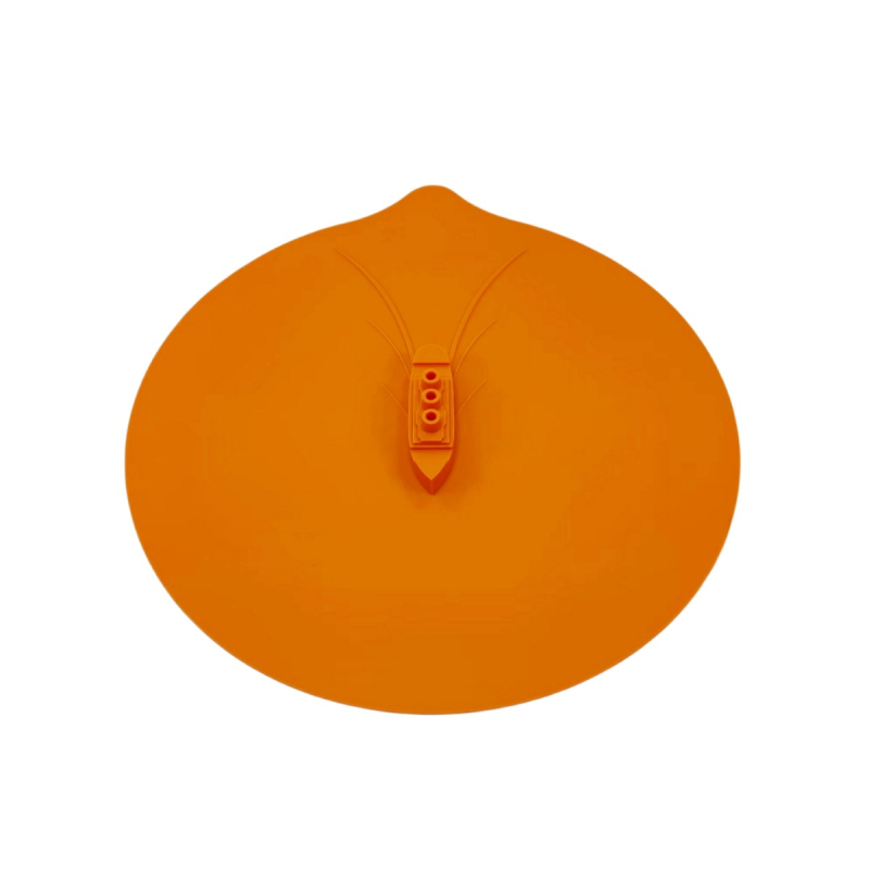 Capac de oală din silicon cu ventilație pentru abur, anti-scurgere, rezistent la temperaturi înalte, silicon de calitate alimentară