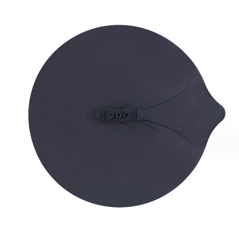 Capac de oală din silicon cu ventilație pentru abur, anti-scurgere, rezistent la temperaturi înalte, silicon de calitate alimentară