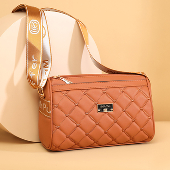Ženska luksuzna crossbody torba velikog kapaciteta, Boston stil, PU materijal