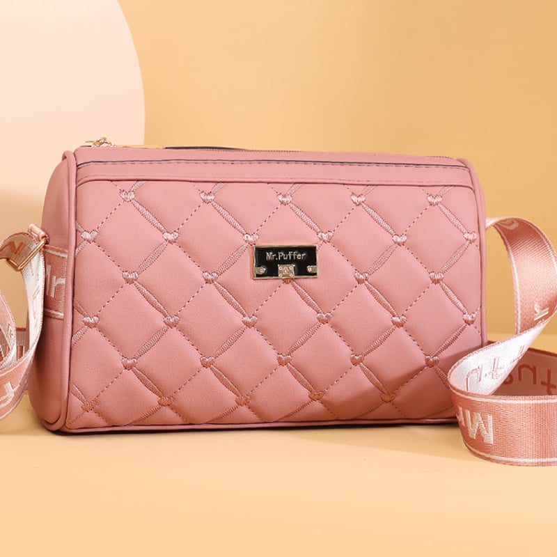 Ženska luksuzna crossbody torba velikog kapaciteta, Boston stil, PU materijal