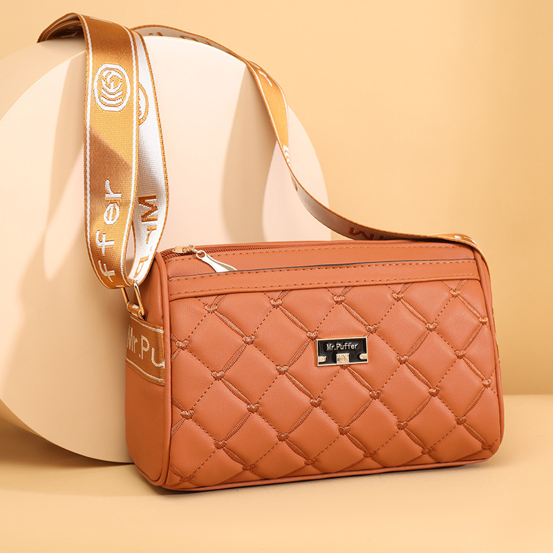 Ženska luksuzna crossbody torba velikog kapaciteta, Boston stil, PU materijal