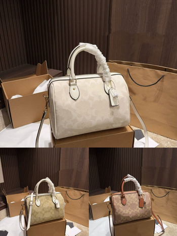 Ženska torbica u obliku jastuka s monogramom, klasični Boston stil, torba za rame ili crossbody