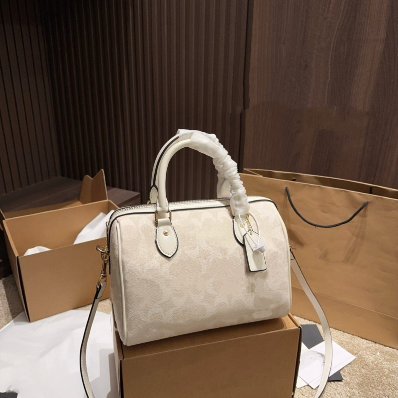 Ženska torbica u obliku jastuka s monogramom, klasični Boston stil, torba za rame ili crossbody