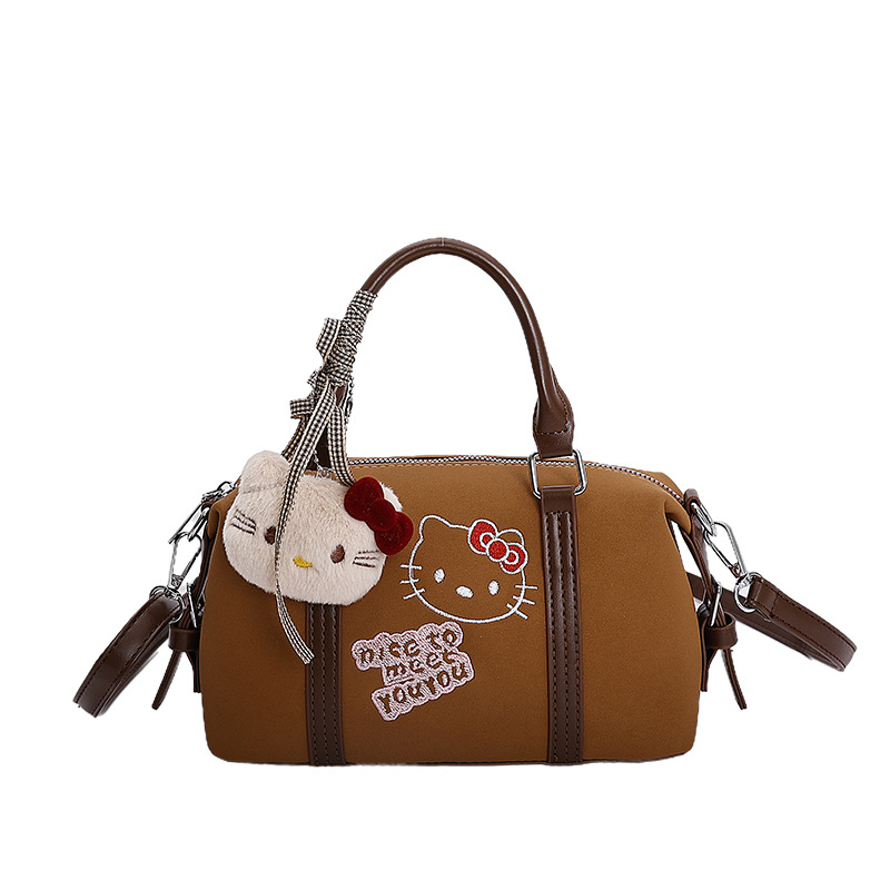 Ženska Boston torba s leopard printom u korejskom retro stilu, jesen-zima, svestrana za nošenje preko ramena i crossbody