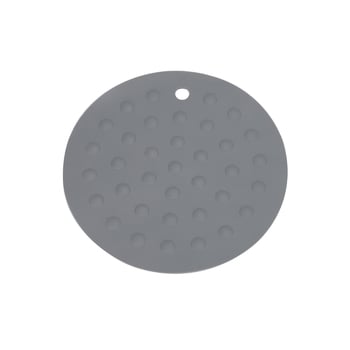 Loc de masă rotund din silicon cu model punctat, gros, antiaderent și rezistent la căldură