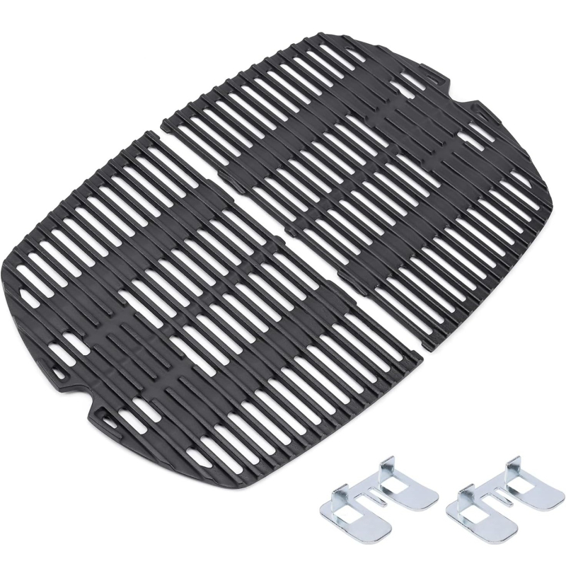 Grilaj din fontă pentru Weber 7645 65811, set de 2 bucăți